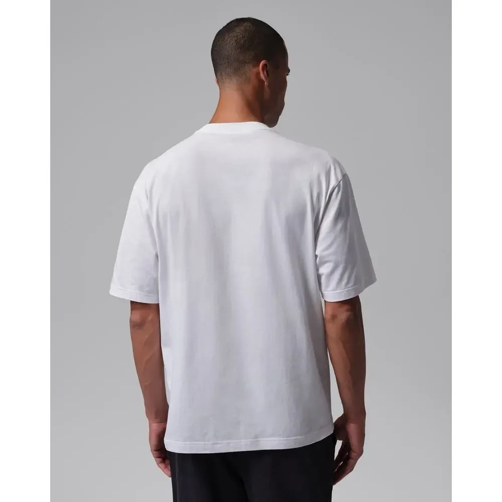 Jordan Men’s White Solid Crew Neck Short Sleeve Jumpman Logo T-Shirt 2XL